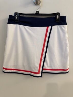 Callaway golf skirt. Size S. White with Navy/lighter red piping.
